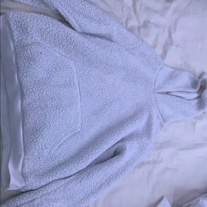 White sleep wear sweatshirt